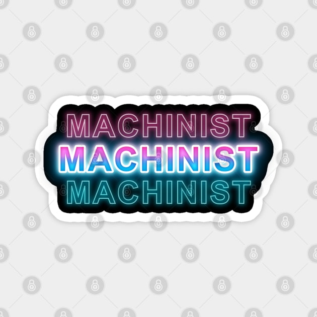 Machinist Sticker by Sanzida Design